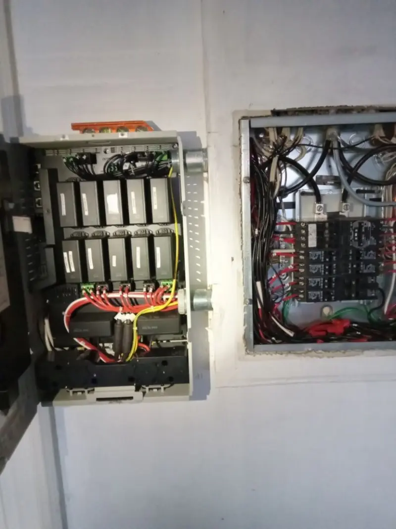 Electrical panel upgrade completed for Indoor Lighting Installation in Pineville